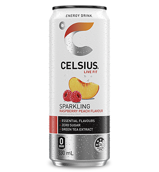 Sparkling Peach Raspberry Celsius